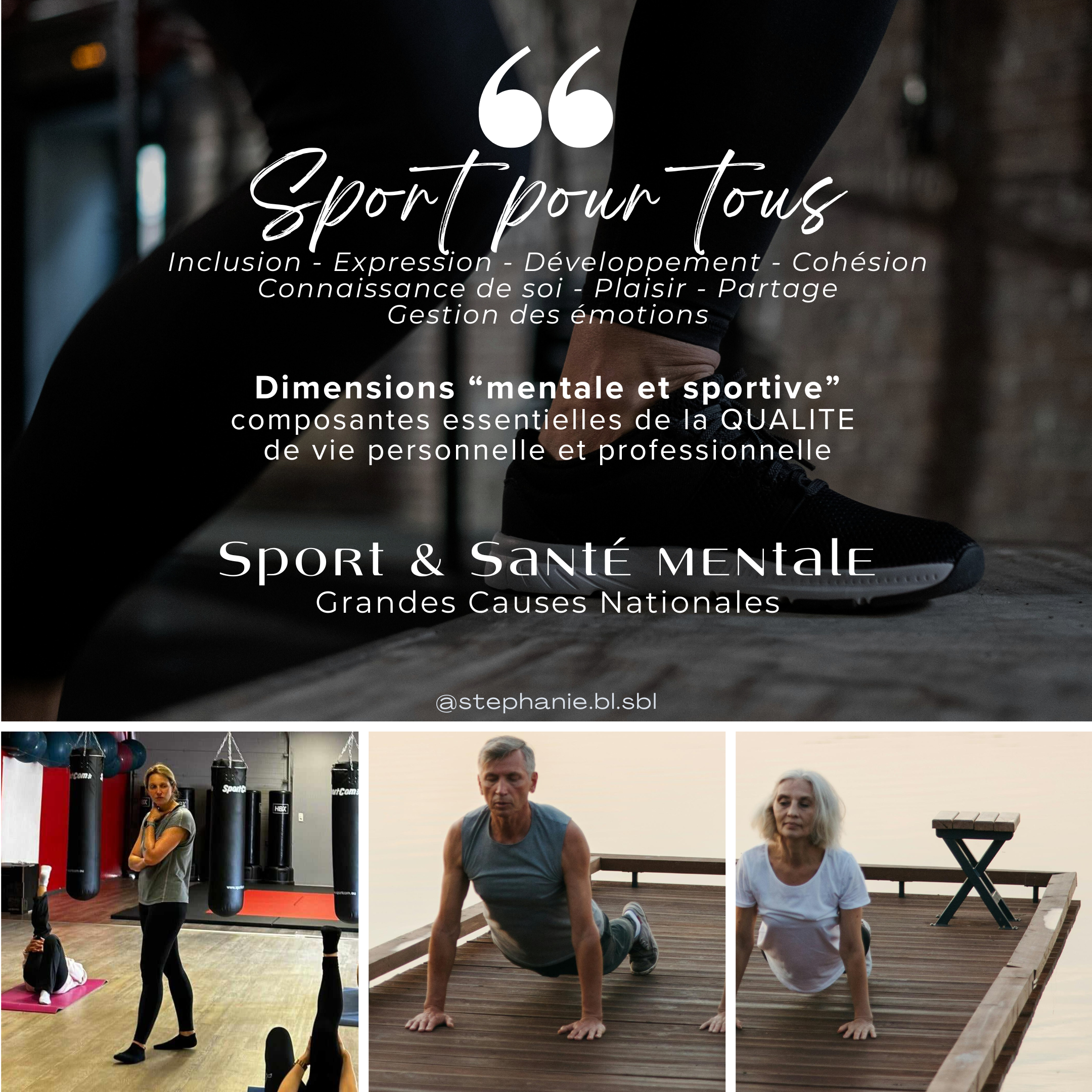 Sport et Santé Mentale - Grandes Causes Nationales